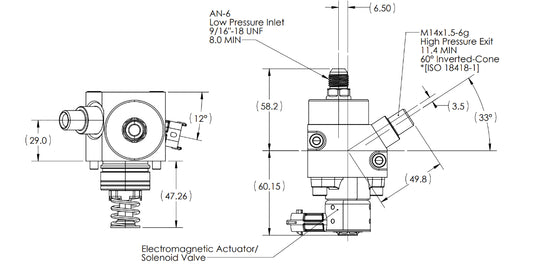 Stanadyne 1150-250 High Pressure Fuel Pump LT4+